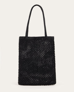 Como Tote Bag, Black Weave Handbags dear-frances 