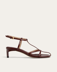 Tee Sandal, Bordeaux Tee dear-frances 
