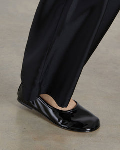 Rina flat, Black Patent Rina dear-frances 